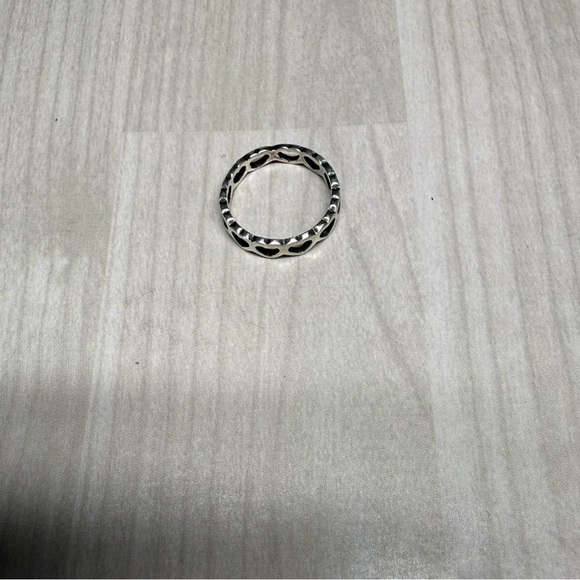James Avery 9.25 S. Silver Hearts Ring - Picture 3 of 3